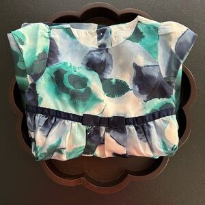 Toddler Girls Size 2T Dress ~ Floral Multicolored Dress with Lining